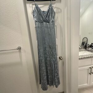 Lulu's Light Blue Maxi Dress